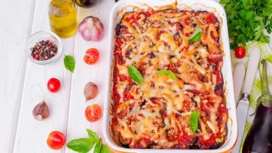 Nudelauflauf mit Gemüse und Käse überbacken , Herzhaftes Rezept für die ganze Familie