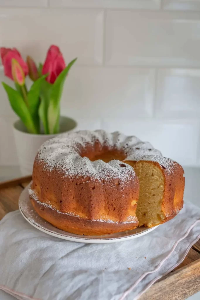 Fluffiger Vanillekuchen mit zarter und luftiger Konsistenz