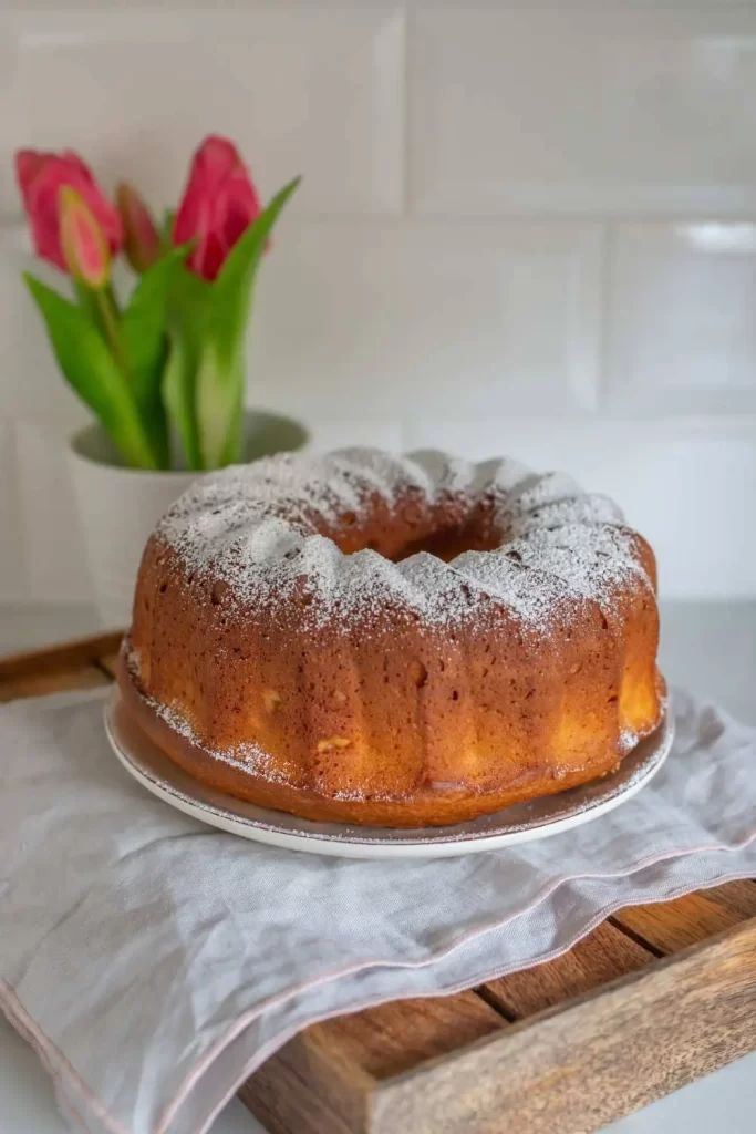 Fluffiger Vanillekuchen mit zarter Krume